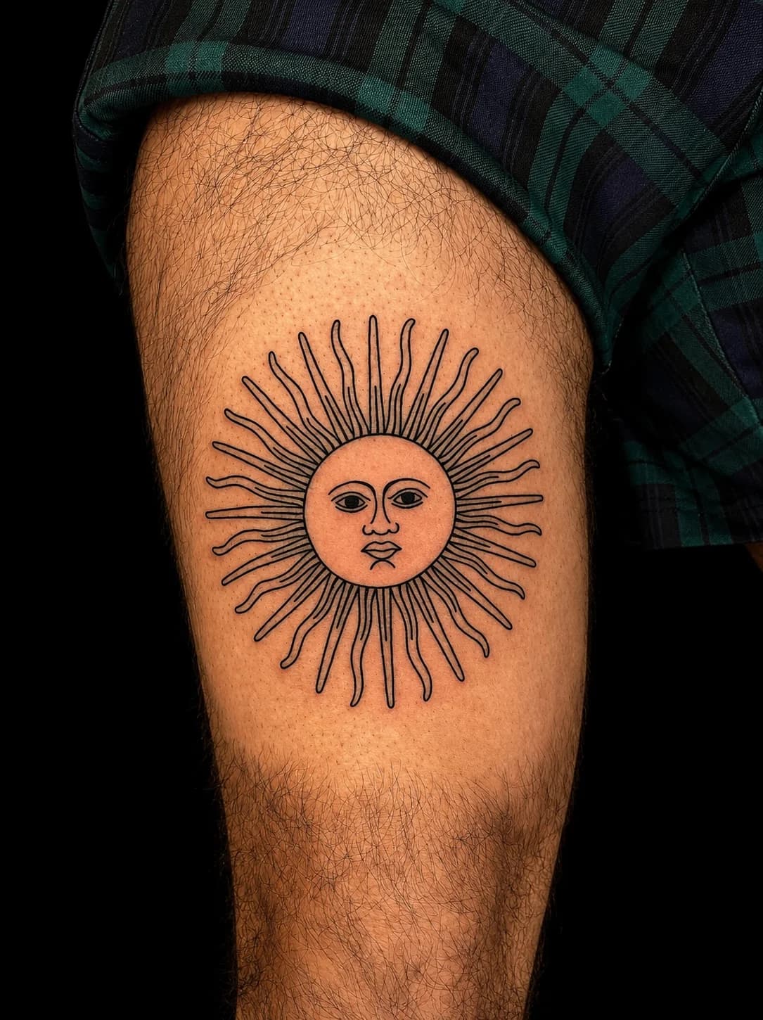 Sol lineal — Muslo