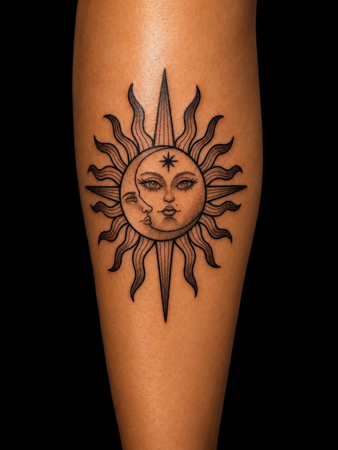 Sol y luna — Pierna