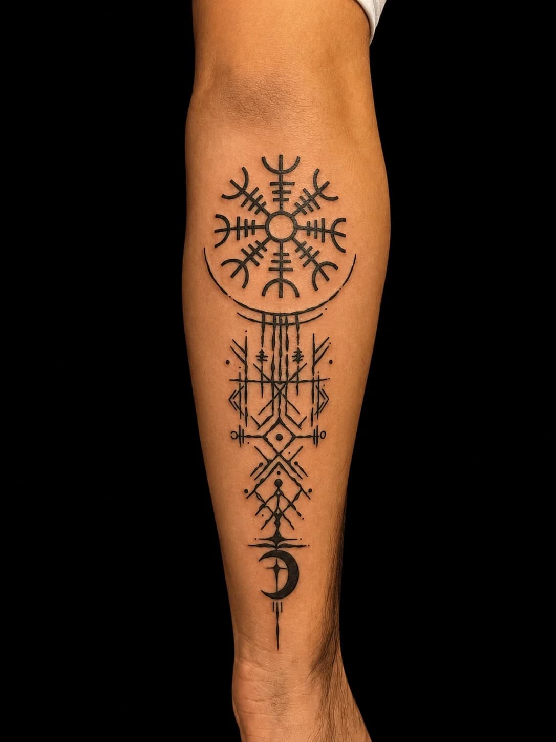 Vegvisir — Antebrazo